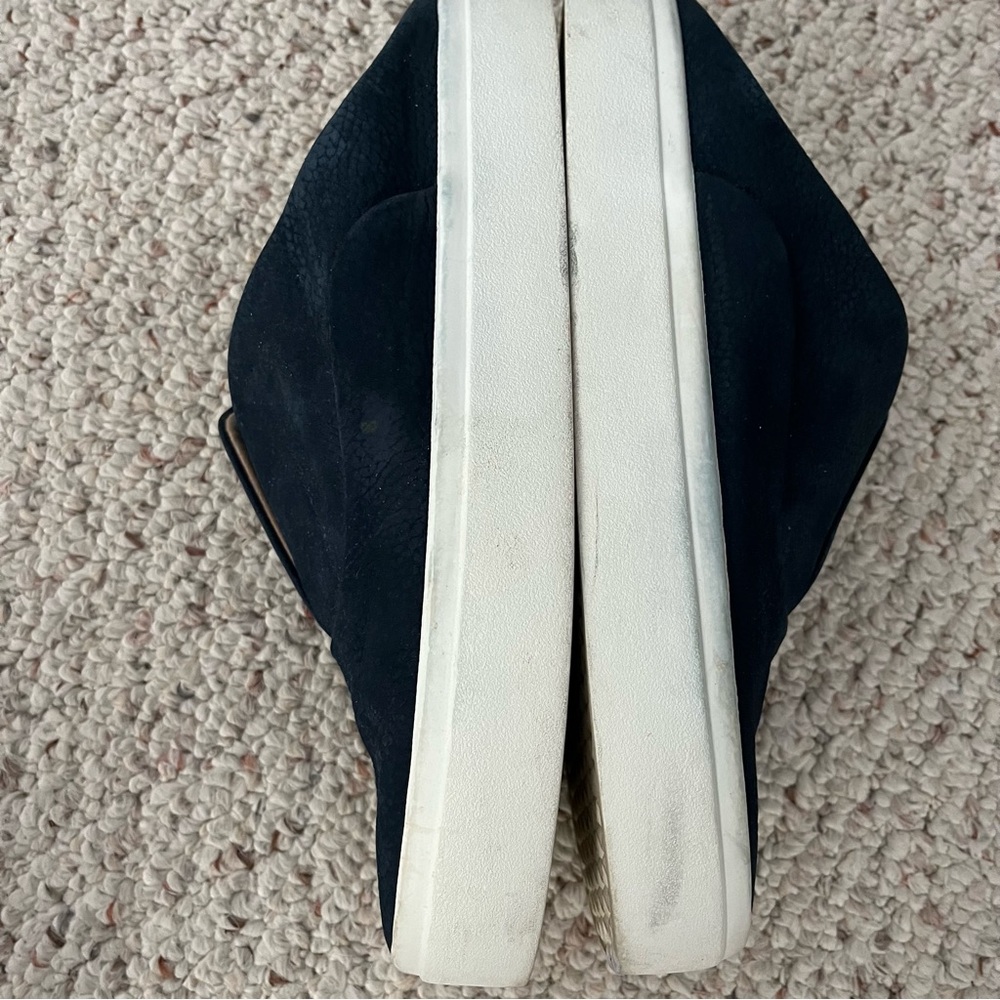 Corso Como Womens Trena Platform Slip On Mule Sneakers Size 9M navy leather - Picture 6 of 12